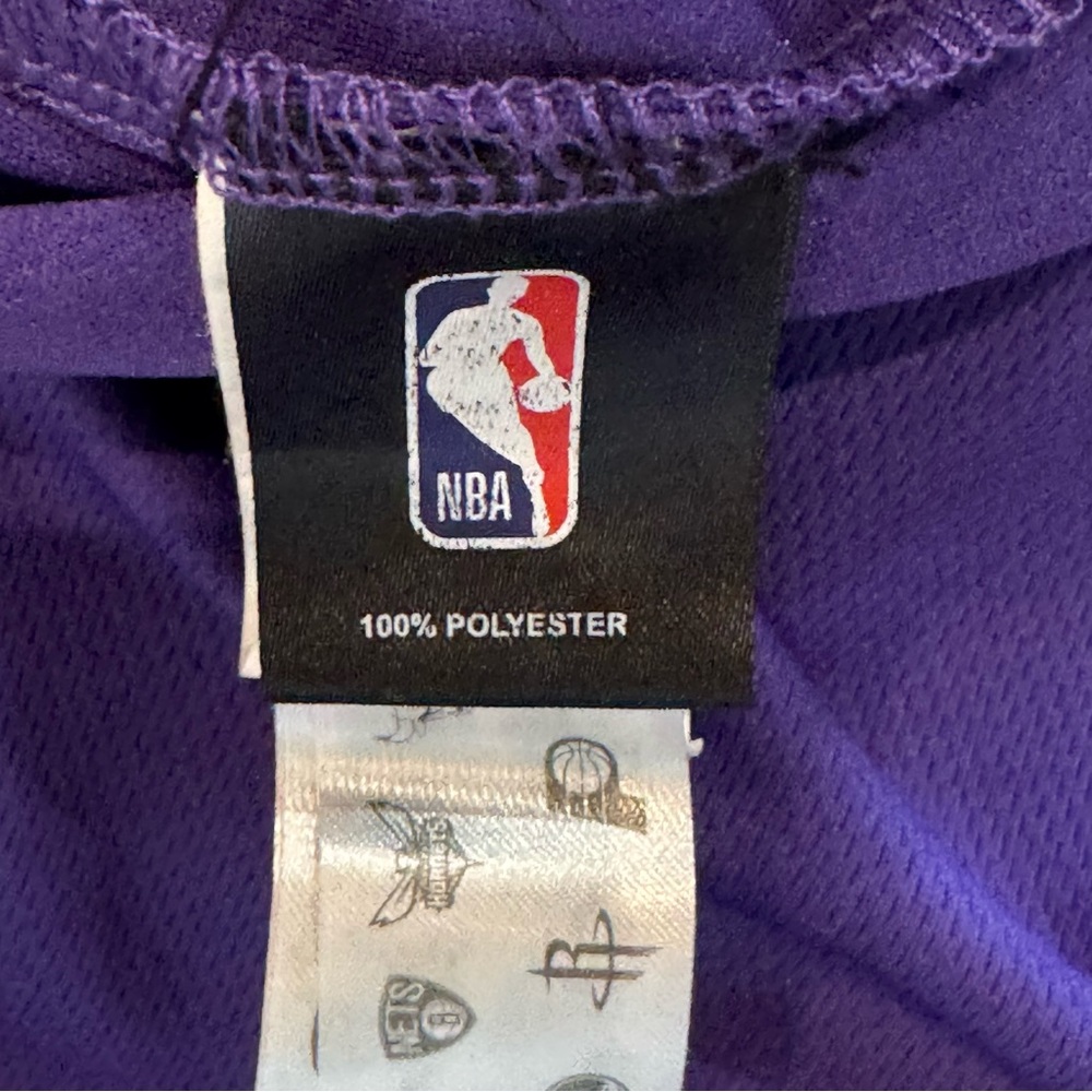 LA Lakers Basketball Shorts LeBron James #6 Los Angeles NBA Size Large - Picture 10 of 13